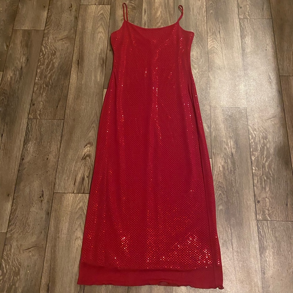 Glittery Red Dress! By Heart & Soul